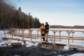 Auberge Lac-à-L'eau-Claire, Mauricie - Randonnée en hiver